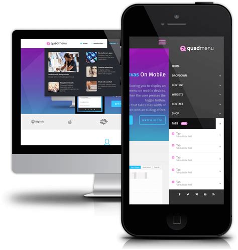WordPress Mega Menu – QuadMenu – WordPress .
